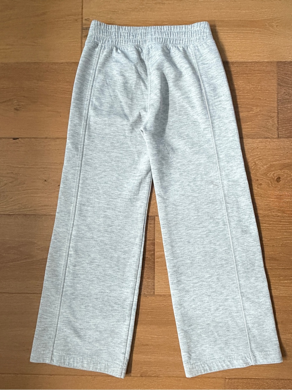 Abercrombie Kids YPB Wide Leg Sweatpants Oatmel Heather Gray Girls 9/10 (M) - Picture 4 of 6